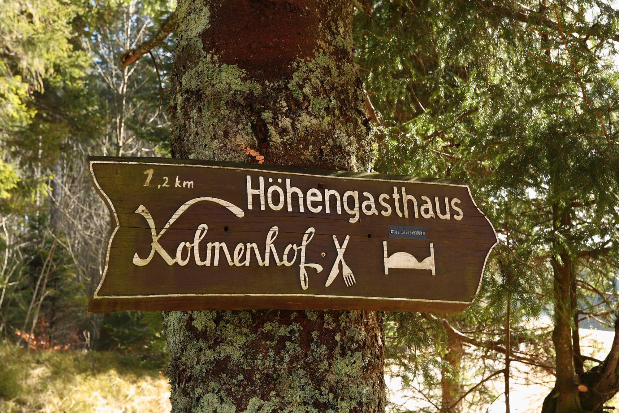 Hoehengasthaus Kolmenhof An Der Donauquelle فورتفاغن المظهر الخارجي الصورة